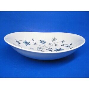 Johnson Brothers Titania Blue 9 1/4" X 8 3/4" Serving Bowl  Made  1955-1965